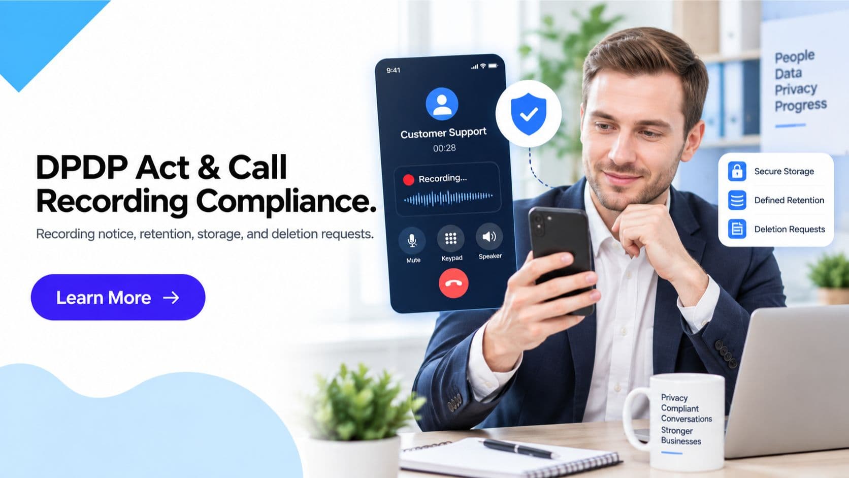 DPDP Act and Call Recording: What Voice Businesses Must Comply With