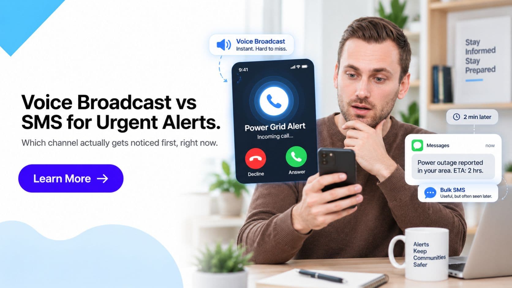 Voice Broadcast (OBD) vs Bulk SMS: Which Wins for Time-Sensitive Alerts?