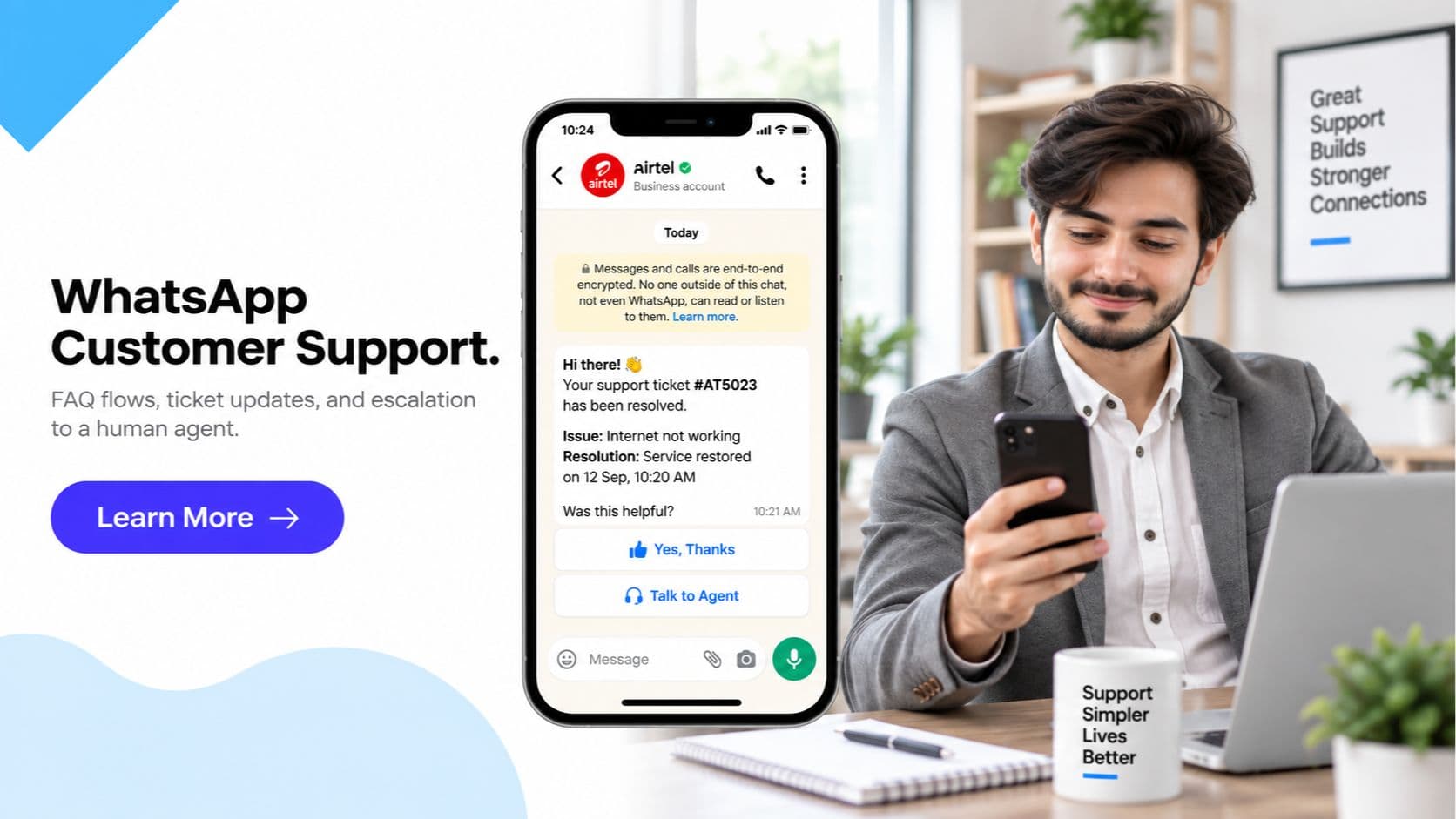 WhatsApp Customer Support