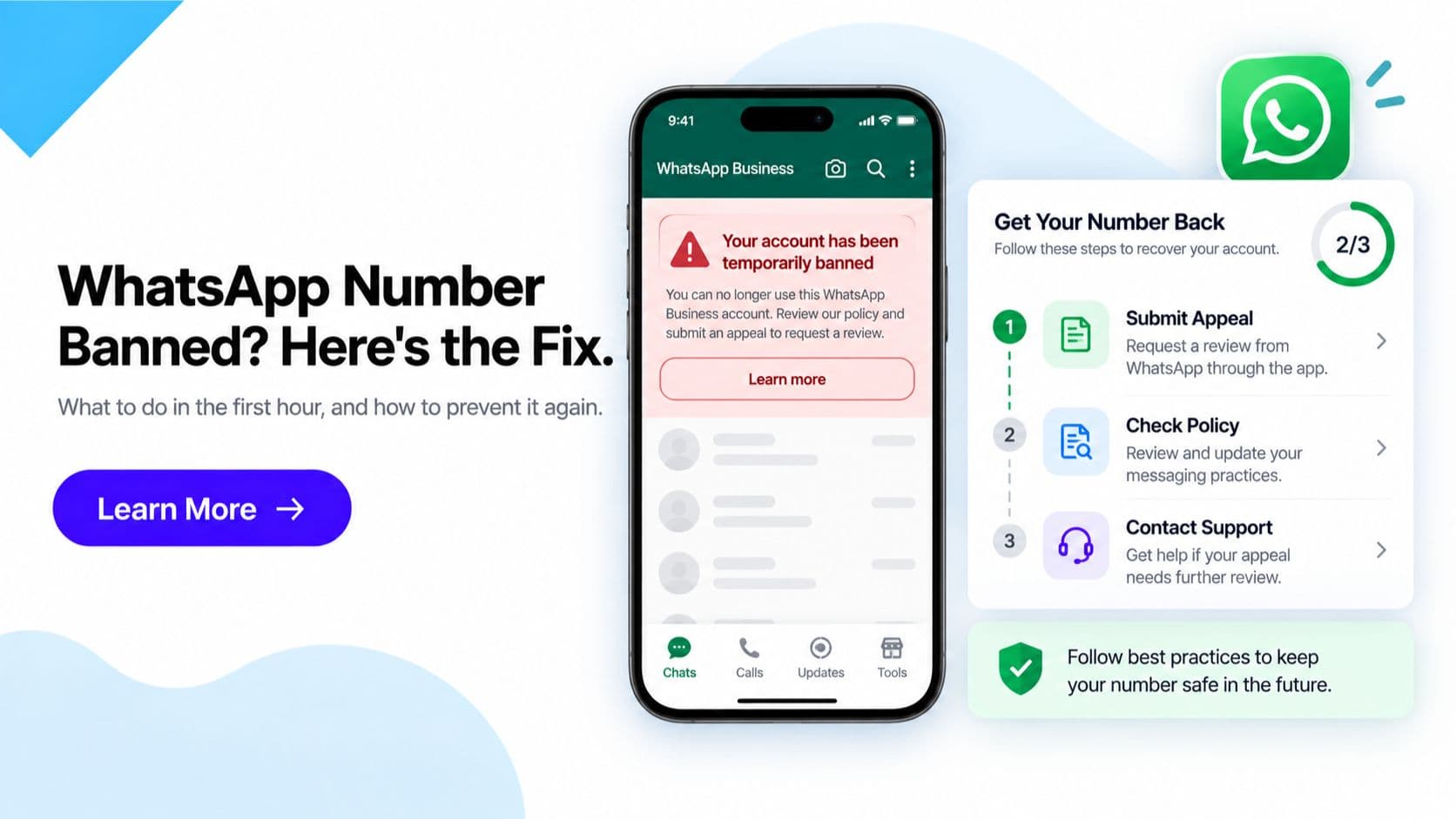 WhatsApp Number Banned? How to Recover It and Prevent It Again