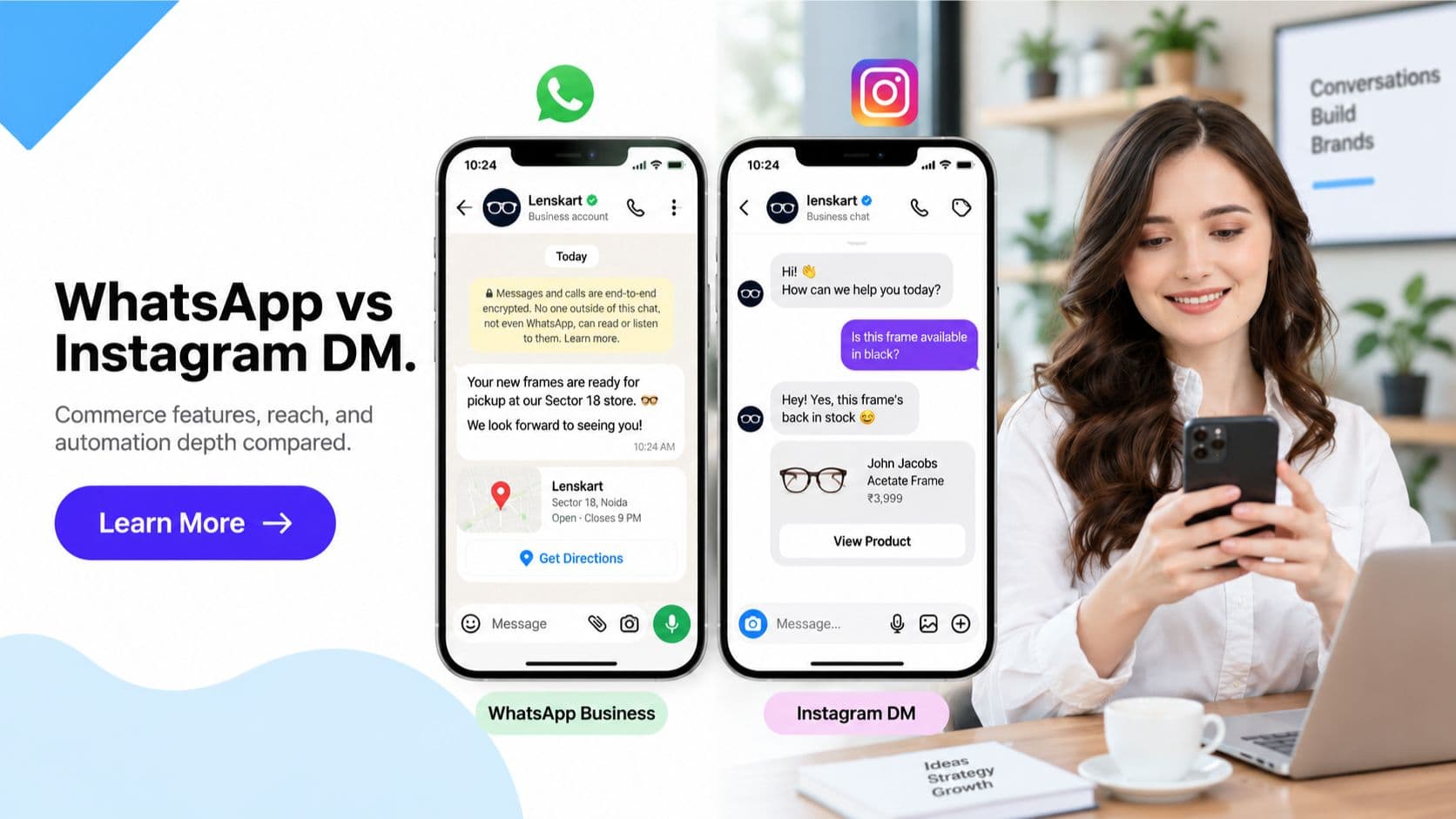 WhatsApp vs Instagram DM: Which Is Better for Your Business? | GCM