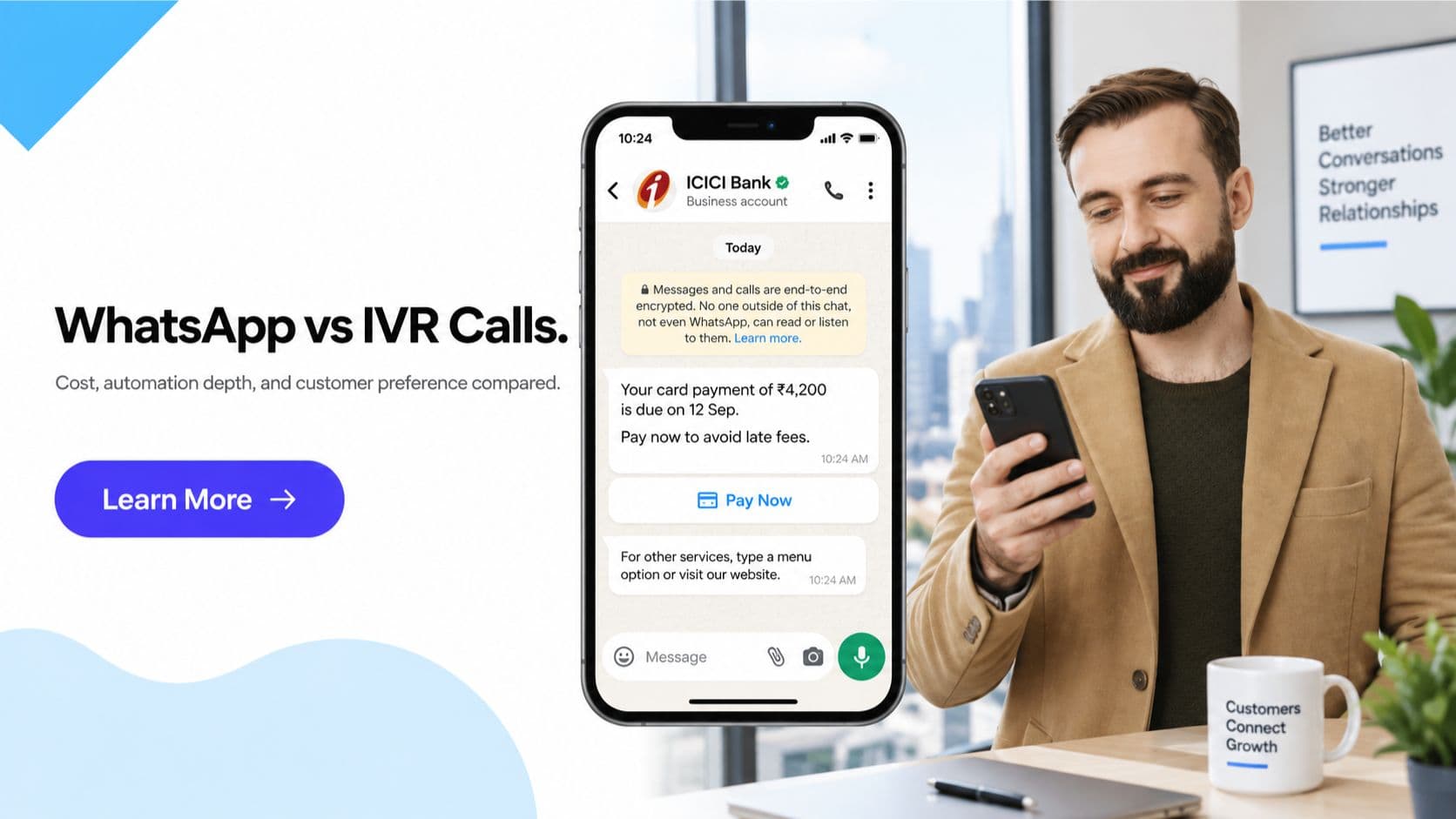 WhatsApp vs IVR Calls: Which Is Better for Your Business? | GCM