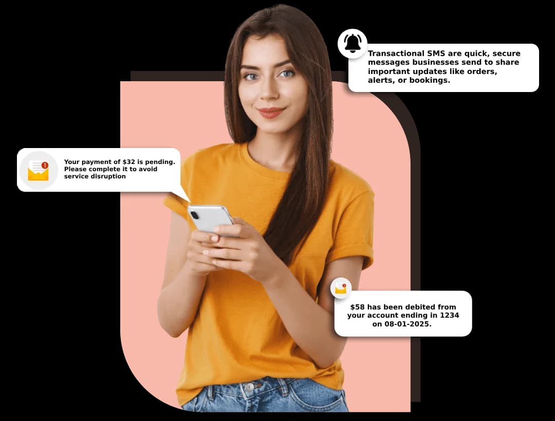 Bulk SMS dashboard for banking- OTP, EMI, and fraud alerts