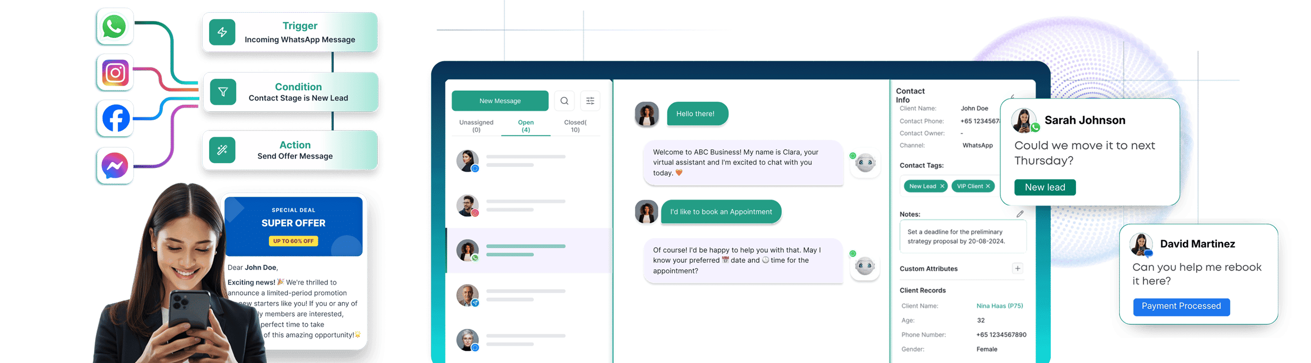 Get Click Media unified communication platform dashboard