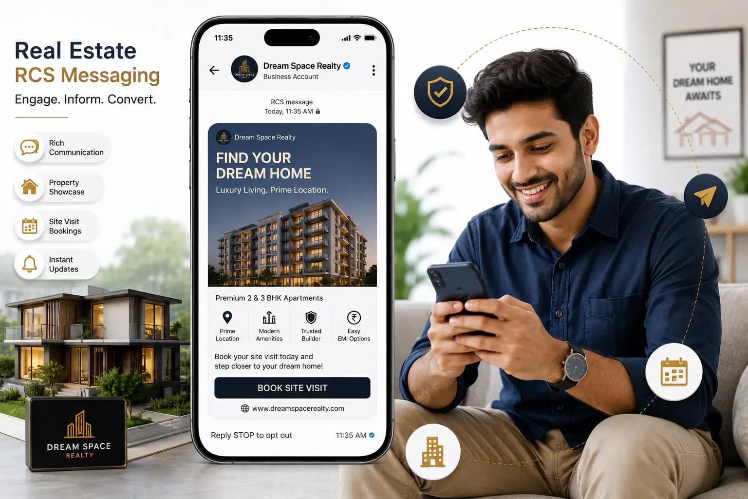 RCS messaging use cases for Mining & Minerals Trade in Ranchi