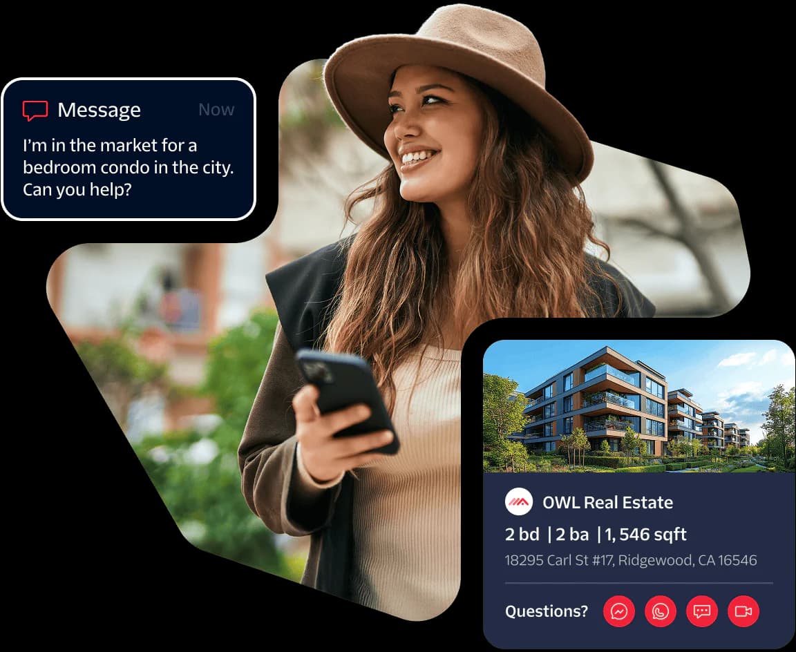 Get Click Media RCS Business Messaging dashboard showing verified sender messages
