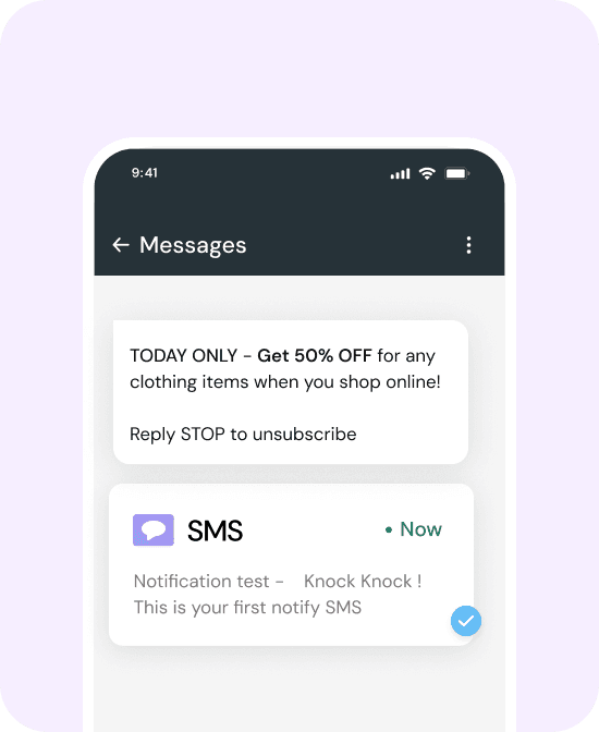 Bulk SMS default