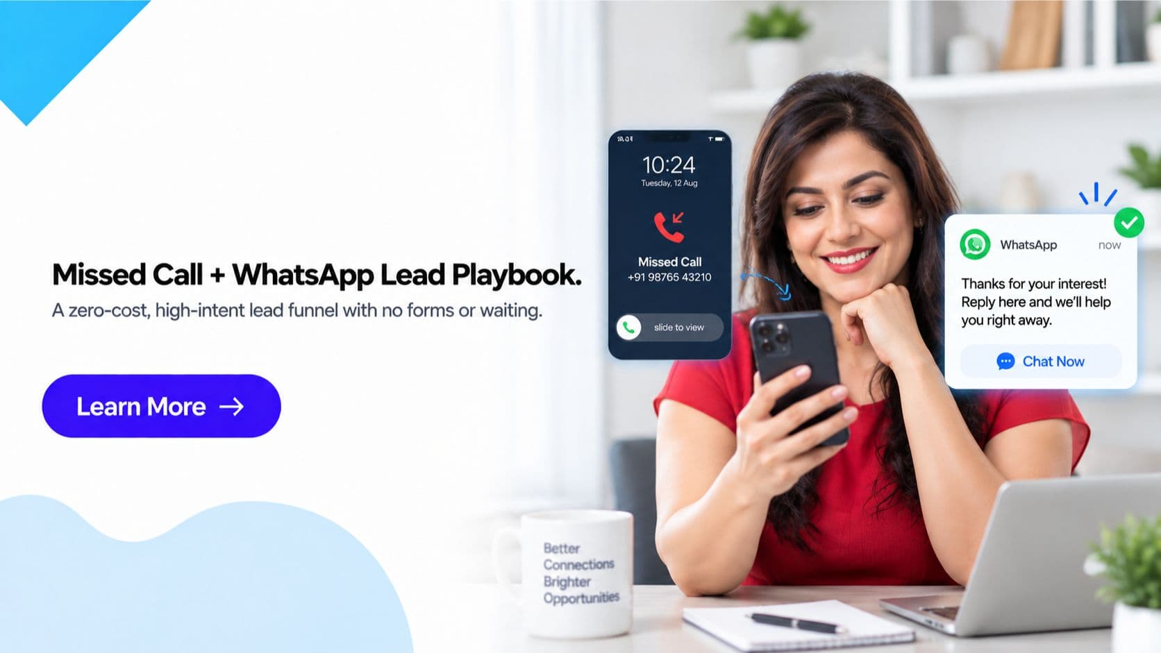 Missed Call + WhatsApp: The Combined Lead-Generation Playbook