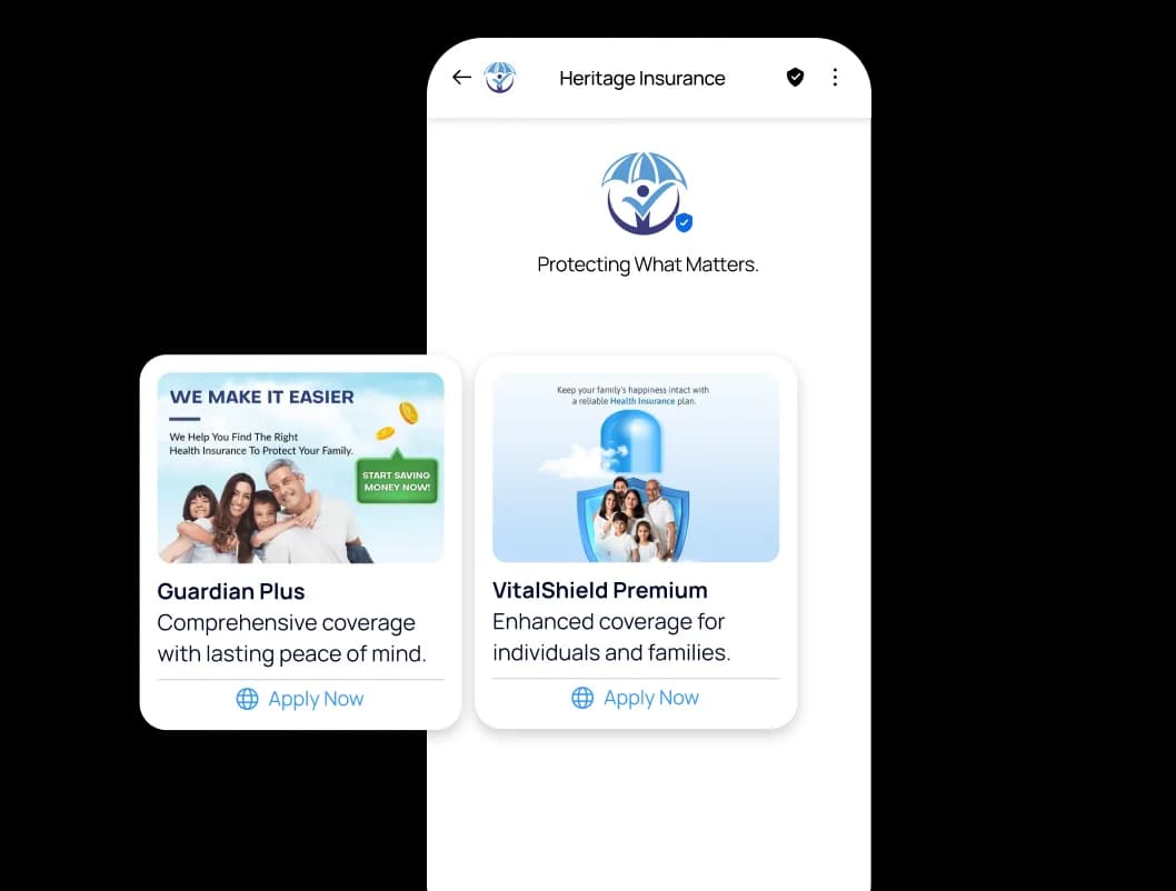 Ask a question about RCS messaging for insurance